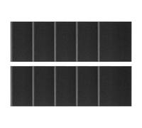 Lot de 10 bandes d'étanchéité pour porte - Bande d'étanchéité pour cadre de porte, réduction du bruit, économie d'énergie, ruban de prévention des courants d'air pour fenêtre, garage, douche, terrasse