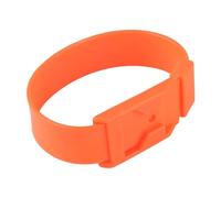 Lot de 10 bandes d'identification pour chèvre et mouton, marquez et distinguez les moutons pour la surveillance des maladies du pied (36 cm, orange)