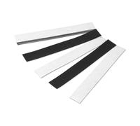 Lot de 10 bandes magnétiques auto-adhésives puissantes, bande magnétique plate, rectangulaire, flexible, pour organisation de tableau blanc, projets de bricolage (15 cm × 2 cm × 1 mm)