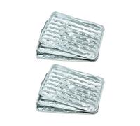 Lot de 10 barquettes en aluminium 34 x 23 cm Fackelmann Barbecue