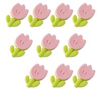 Lot de 10 barrettes à cheveux pour adultes et enfants - Jolies tulipes - Accessoires de coiffure - Utilisation quotidienne - Décoration de cheveux