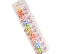 Lot de 10 barrettes à cheveux pour fille Motif princesse