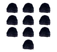 Lot de 10 barrettes à cheveux rembourrées en peluche faites à la main pour queue de cheval