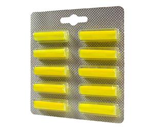 Lot de 10 bâtonnets Parfumés pour Aspirateur avec Fragrance: Citron - Citrus | adapté à tous les sacs d'aspirateur | 10 Pièces | Déo Sticks - Désodorisants - Desodorisante | Accessoire