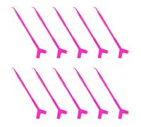 Lot de 10 bâtons de cils permanents à 2 voies en forme de Y - Peigne - Outil d'extension de cils - Cuillère en plastique - Applicateur de cils