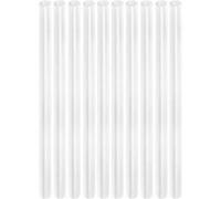 Lot de 10 Bâtons de Colle Thermofusible 7x180mm Format Stick Avizar Blanc Blanc