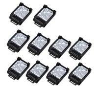 Lot de 10 batteries de rechange 3,85 V 450 mAh/1,73 Wh BT-000397 BT-000398 BTRY-RS51-4MA01 BTRY-RS51-7MA01 pour Zebra RS51 RS5100 RS5100 2D Bluetooth Ring Scan RS5100 00 Bague Sc. scanner de