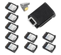Lot de 10 batteries de rechange RS5100 pour scanner à anneaux Zebra RS51 RS5100 RS61 RS6100 BT-000397 BT-000398 RSBT5 RS61B0 RS61C0 RS51B0 RS51C0 BTRY-RS51-7MA-00 1.