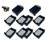 Lot de 10 batteries rechargeables BT-000397, BT-000398, BTRY-RS51-4MA01, BTRY-RS51-7MA01 compatibles avec Z'eb'ra RS51, RS5100, RS5100 2D Bluetooth Ring Scann, RS5100 Ring Scanner Li-ion 730 mAh/30