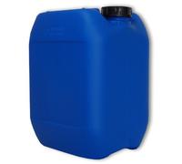 Lot de 10 bidons - Jerrican 10 L Bleu HDPE ouverture DIN 51 qualité alimentaire (10x22041)