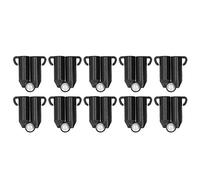 Lot de 10 bifurcations de bifurcation de l'articulation de jardinage de l'escalade PP en plastique vert pour l'extérieur (diamètre intérieur de 11 mm b bifurcation)