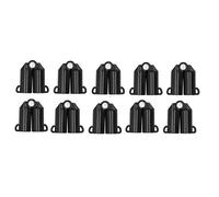 Lot de 10 bifurcations de bifurcation de l'articulation de jardinage de l'escalade PP en plastique vert pour l'extérieur (diamètre intérieur 16 mm b horquiste)