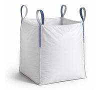 Lot de 10 Big Bags Standard 1000L - Conteneur Souple GRAVASACS • Sac Gravats, Déchets, Sable, Terre • 4 Sangles + Fond Plat • Polypropylène Anti-UV • Ouverture Totale • Charge Max 1500kg