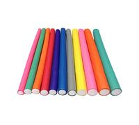 Lot de 10 bigoudis flexibles en mousse pour cheveux, 16 mm