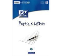 Lot de 10 blocs correspondance de 50 feuilles. Papier ligné velin 80 grammes 210x297 mm