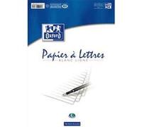 Lot de 10 blocs correspondance de 50 feuilles. Papier ligné velin 80 grammes 210x297 mm G