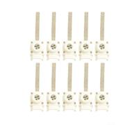 Lot de 10 blocs de jonction de 25 mm² pour disjoncteur de barre de distribution connecteur de boîte de distribution courant nominal 63 A, câblage électrique sécurisé et organisé, utilisation