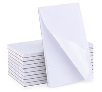 Lot de 10 blocs-notes, 7,6 x 12,7 cm, 50 feuilles par bloc, petit bloc-notes, bloc-notes vierges pour bureau, école, maison, listes de choses à faire, liste d'épicerie