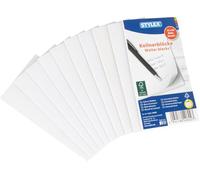 Lot de 10 blocs-notes de gastronomie - 50 feuilles blanches - 7 x 15 cm