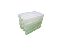 Lot de 10 blocs réfrigérants vides pour porte-vaccins Capacité 0,4 l