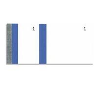 Lot de 10 Blocs vendeur 100 feuillets 60x135 mm bleu G