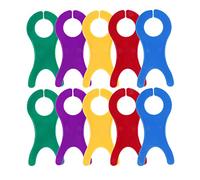 Lot de 10 bobines de fil à tricoter pour couture, crochet, point de croix, multicolore