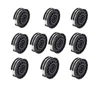 Lot de 10 bobines de fil de 6 m pour débroussailleuse pour Greenworks G40lt G40lt30 21107 pour pelouse, cour, jardin, agriculture, aménagement paysager