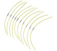 Lot de 10 bobines de fil pour débroussailleuse de 3,5 mm de diamètre compatible avec Bosch Art 23 Commitrim F016800174 et Black & Decker GL680 GL685 GL686 GL687 GL690, cordon de rechange pour