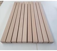 Lot de 10 bois équarri en bois de hêtre massif, 45 x 45 mm, différentes longueurs, 50 cm de long