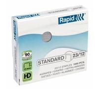 Lot de 10 Boîte de 1000 agrafes 23/12 Standard, acier galvanisé