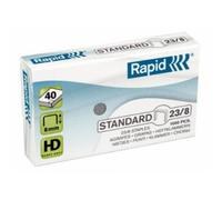 Lot de 10 Boîte de 1000 agrafes 23/8 Standard, acier galvanisé