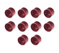 Lot de 10 boîtes 502 d'encastrement Ø85 x 42 mm, rond entraxe 80 mm pour 2 modules, boîte d'encastrage, montage mural, boîte de distribution et de dérivation