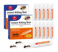 Lot de 10 boîtes à appâts à fourmis pour l'intérieur et l'extérieur