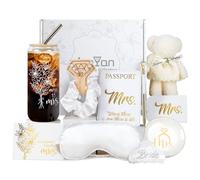 Lot de 10 boîtes cadeaux « Bride to Be » - Cadeau de fiançailles à la lune de miel pour elle, femme, fiancée, future Mme - Cadeau de demande en mariage, enterrement de vie de jeune fille - 590 ml