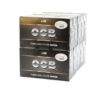 Lot de 10 boîtes de 100 tubes OCB Just Paper - filtre papier
