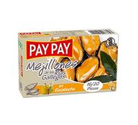 Lot de 10 boites de moules en escabèche de Marque Pay Pay