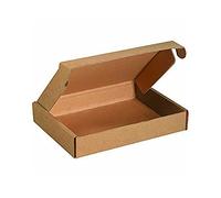 Lot de 10 boîtes en carton découpées, assiettes avant, 29 x 29 x 5 cm, emballage expédition en carton ondulé léger et résistant - Fabriquées en Italie