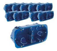 Lot de 10 boîtes encastrement doubles MULTIMAT patte métal 67x 40 entraxe 71 - BLM G