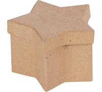 Lot de 10 boîtes forme étoile en carton à décorer