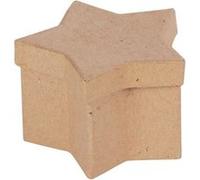 Lot de 10 boîtes forme étoile en carton à décorer