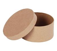 Lot de 10 boîtes rondes en carton à décorer