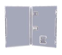 Lot de 10 boîtiers de jeu de rechange pour Nintendo Switch - Transparents