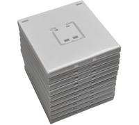 Lot de 10 boitiers de remplacement blanc pour jeux Nintendo 3DS