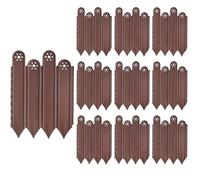 Lot de 10 bordures de jardin pour parterres de fleurs, clôture décorative et de protection pour jardin, chemin, parterres de fleurs, pavés, pelouse, terrasse