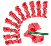 Lot de 10 bornes de raccordement pour tondeuse robot Husqvarna Automower, Worx, Bosch, Gardena - Connecteur rapide - Pour tondeuse à gazon, robot tondeuse Husqvarna, Automower, Worx, Bosch, Gardena