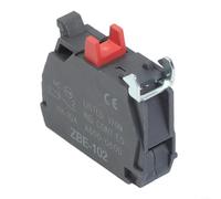 Lot de 10 bornes de serrage à bloc de contact unique ZBE101 ZBE102 en alliage d'argent adaptées aux systèmes électriques (ZBE-102)