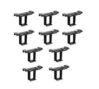 Lot de 10 bornes d'évacuation d'eau pour panneau solaire pour l'entretien du module PV, noir, 40 mm