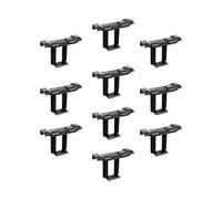Lot de 10 bornes d'évacuation d'eau pour panneau solaire pour l'entretien du module PV, noir, 45 mm