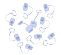 Lot de 10 bouchons à pompe à sirop de café, capuchons réutilisables en silicone pour distributeur de sirop verseur, bouteille d'huile ou de liqueur pour garder le sirop de café propre et préservé
