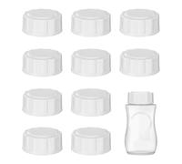 Lot de 10 bouchons de bouteille de voyage pour bébé avec anneau d'étanchéité, bouchons de rechange pour biberons de voyage, Avent (5 cm)